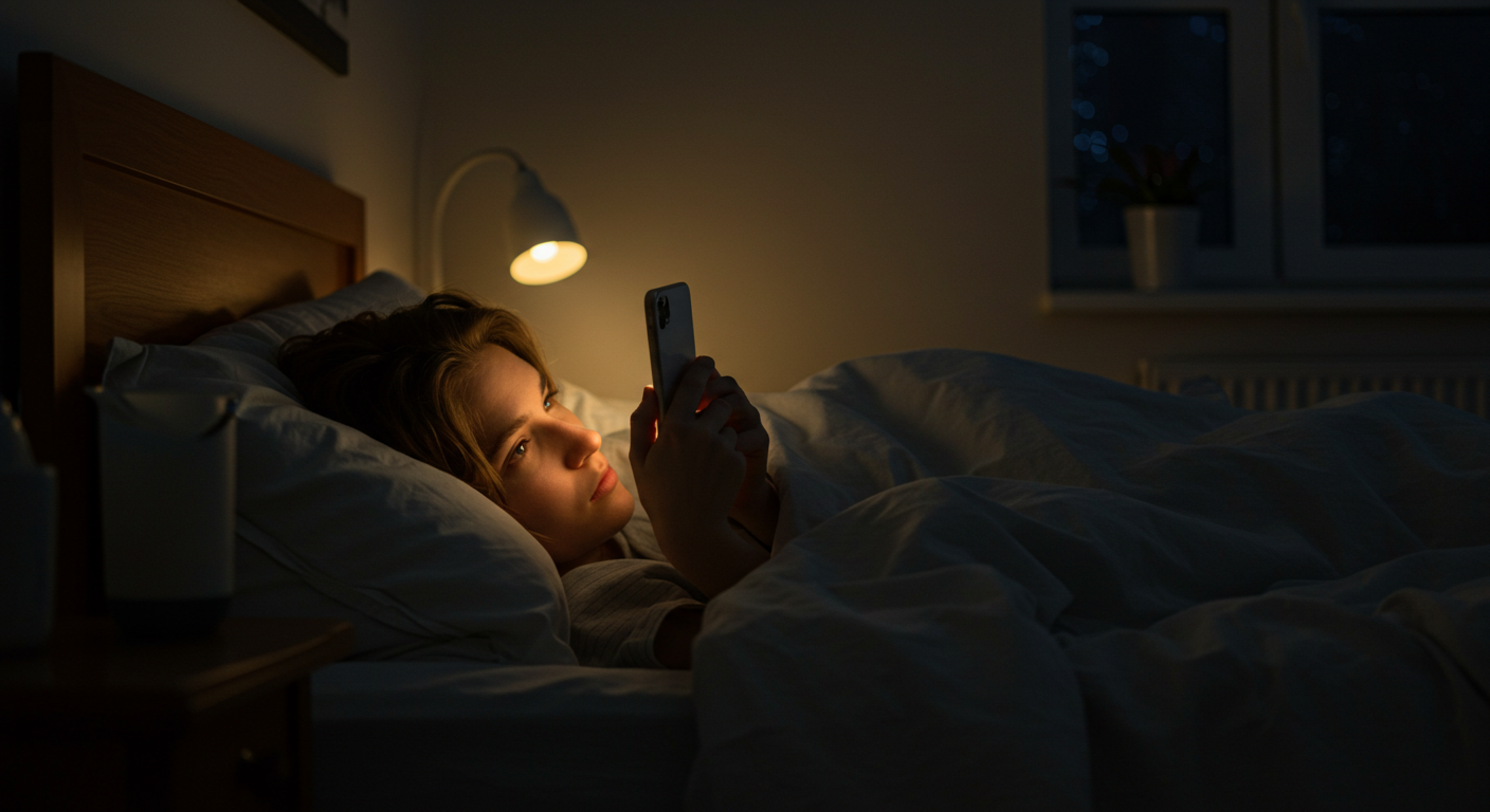 【寝る前のスマホが疲れの原因？】やめるだけで睡眠の質・体調・集中力が劇的改善！